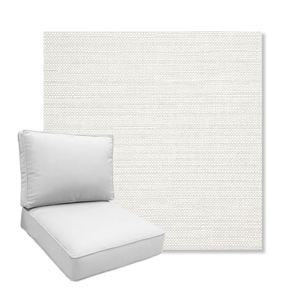 Picture of Piazza Cloud | Boxed Deep Seating Patio Chair Cushion – Sunbrella© Fabric