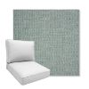 Picture of Piazza Mist | Boxed Deep Seating Patio Chair Cushion – Sunbrella© Fabric