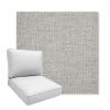 Picture of Piazza Pebble | Boxed Deep Seating Patio Chair Cushion – Sunbrella© Fabric