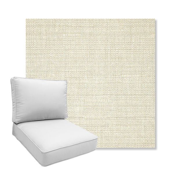 Picture of Piazza Vapor | Boxed Deep Seating Patio Chair Cushion – Sunbrella© Fabric