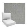 Picture of Pique Ash | Boxed Deep Seating Patio Chair Cushion – Sunbrella© Fabric
