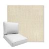 Picture of Pique Flax | Boxed Deep Seating Patio Chair Cushion – Sunbrella© Fabric
