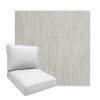 Picture of Pique Gravel | Boxed Deep Seating Patio Chair Cushion – Sunbrella© Fabric