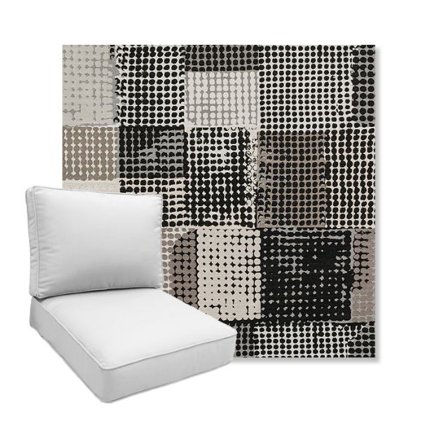 Picture of Pop Film | Boxed Deep Seating Patio Chair Cushion – Sunbrella© Fabric