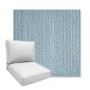 Picture of Posh Sky | Boxed Deep Seating Patio Chair Cushion – Sunbrella© Fabric