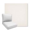 Picture of Posh Snow | Boxed Deep Seating Patio Chair Cushion – Sunbrella© Fabric