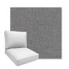 Picture of Proof Slate | Boxed Deep Seating Patio Chair Cushion – Sunbrella© Fabric