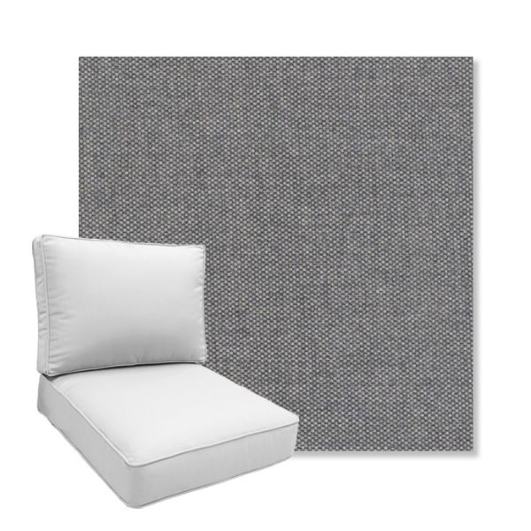 Picture of Proof Slate | Boxed Deep Seating Patio Chair Cushion – Sunbrella© Fabric