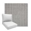 Picture of Proven Ash | Boxed Deep Seating Patio Chair Cushion – Sunbrella© Fabric