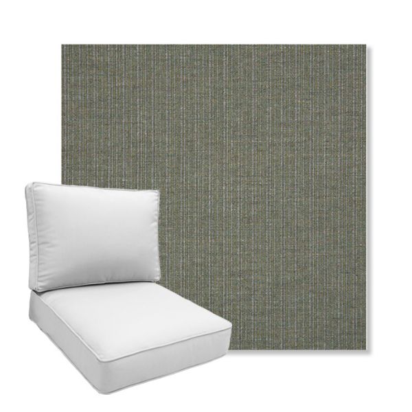 Picture of Proven Olive | Boxed Deep Seating Patio Chair Cushion – Sunbrella© Fabric