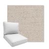 Picture of Rafi Oat | Boxed Deep Seating Patio Chair Cushion – Sunbrella© Fabric