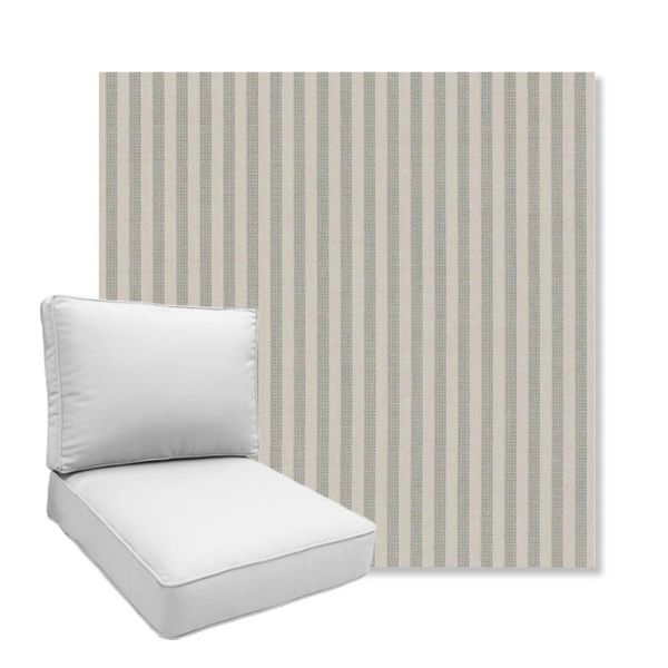 Picture of Refresh Spa | Boxed Deep Seating Patio Chair Cushion – Sunbrella© Fabric
