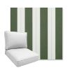 Picture of Relate Ivy | Boxed Deep Seating Patio Chair Cushion – Sunbrella© Fabric