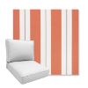 Picture of Relate Persimmon | Boxed Deep Seating Patio Chair Cushion – Sunbrella© Fabric