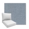 Picture of Remix Denim | Boxed Deep Seating Patio Chair Cushion – Sunbrella© Fabric