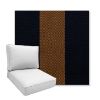 Picture of Rothko Bourbon Blue | Boxed Deep Seating Patio Chair Cushion – Sunbrella© Fabric