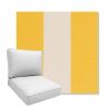 Picture of Rothko Lemonade | Boxed Deep Seating Patio Chair Cushion – Sunbrella© Fabric