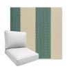 Picture of Rothko Mermaid | Boxed Deep Seating Patio Chair Cushion – Sunbrella© Fabric