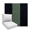 Picture of Rothko Mint Julep | Boxed Deep Seating Patio Chair Cushion – Sunbrella© Fabric