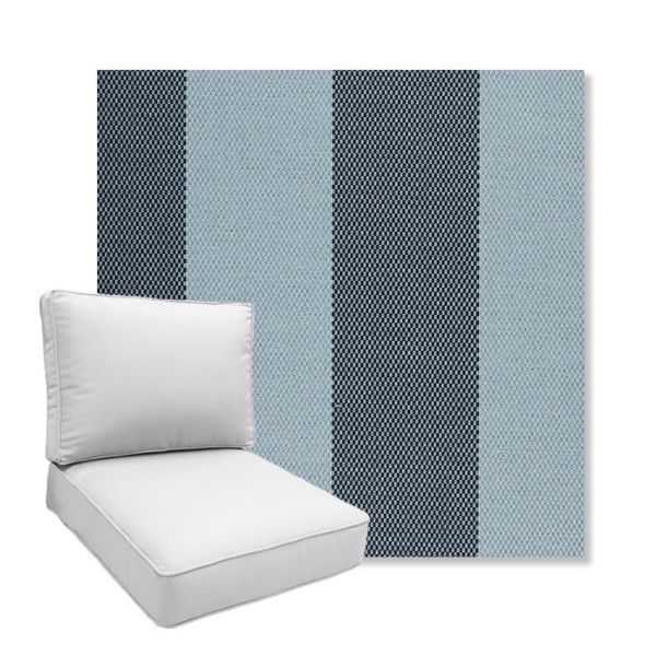 Picture of Rothko Oceanfront | Boxed Deep Seating Patio Chair Cushion – Sunbrella© Fabric
