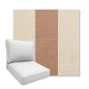 Picture of Rothko Pink Lady | Boxed Deep Seating Patio Chair Cushion – Sunbrella© Fabric