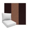 Picture of Rothko Sangria | Boxed Deep Seating Patio Chair Cushion – Sunbrella© Fabric