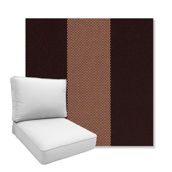 Picture of Rothko Sangria | Boxed Deep Seating Patio Chair Cushion – Sunbrella© Fabric