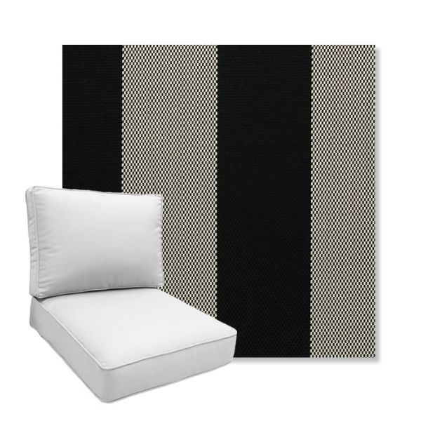 Picture of Rothko Stone Harbor | Boxed Deep Seating Patio Chair Cushion – Sunbrella© Fabric