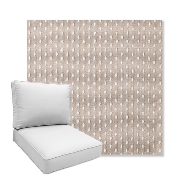 Picture of Royale Silk | Boxed Deep Seating Patio Chair Cushion – Sunbrella© Fabric