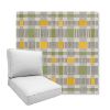 Picture of Rubix Lemon Lime | Boxed Deep Seating Patio Chair Cushion – Sunbrella© Fabric