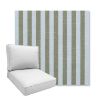 Picture of Sail Away Aloe | Boxed Deep Seating Patio Chair Cushion – Sunbrella© Fabric