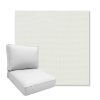 Picture of Sailcloth Salt | Boxed Deep Seating Patio Chair Cushion – Sunbrella© Fabric