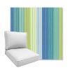 Picture of Seville Seaside | Boxed Deep Seating Patio Chair Cushion – Sunbrella© Fabric