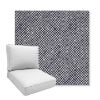 Picture of Shibori Indigo | Boxed Deep Seating Patio Chair Cushion – Sunbrella© Fabric