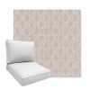 Picture of Solve Linen | Boxed Deep Seating Patio Chair Cushion – Sunbrella© Fabric
