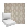 Picture of Spinner Diamond Pebble | Boxed Deep Seating Patio Chair Cushion – Sunbrella© Fabric