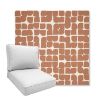 Picture of Toggle Canyon Rose | Boxed Deep Seating Patio Chair Cushion – Sunbrella© Fabric