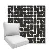 Picture of Toggle Inkblot | Boxed Deep Seating Patio Chair Cushion – Sunbrella© Fabric