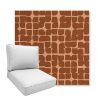 Picture of Toggle Terra Rosa | Boxed Deep Seating Patio Chair Cushion – Sunbrella© Fabric