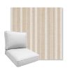 Picture of Tranquil Camel | Boxed Deep Seating Patio Chair Cushion – Sunbrella© Fabric