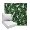 Picture of Tropics Jungle | Boxed Deep Seating Patio Chair Cushion – Sunbrella© Fabric