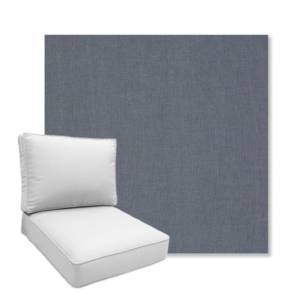 Picture of Tucker Bayfront | Boxed Deep Seating Patio Chair Cushion – Sunbrella© Fabric