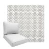 Picture of Underline Dove | Boxed Deep Seating Patio Chair Cushion – Sunbrella© Fabric