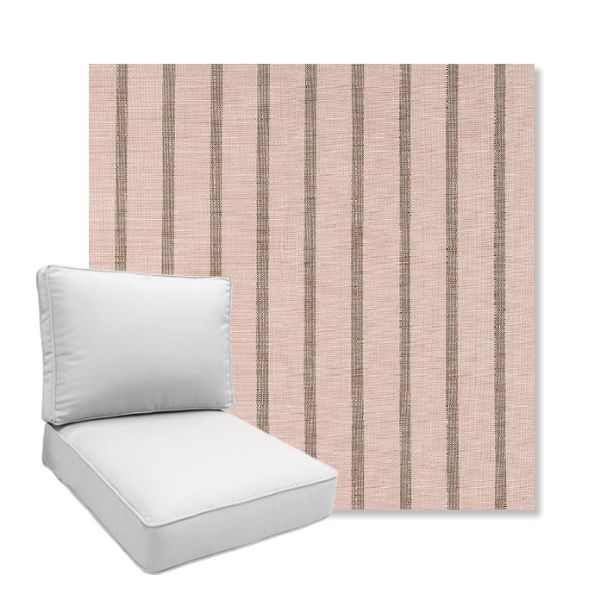 Picture of Unwind Cameo | Boxed Deep Seating Patio Chair Cushion – Sunbrella© Fabric