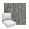 Picture of Vista Slate | Boxed Deep Seating Patio Chair Cushion – Sunbrella© Fabric