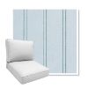 Picture of Wayward Sky | Boxed Deep Seating Patio Chair Cushion – Sunbrella© Fabric