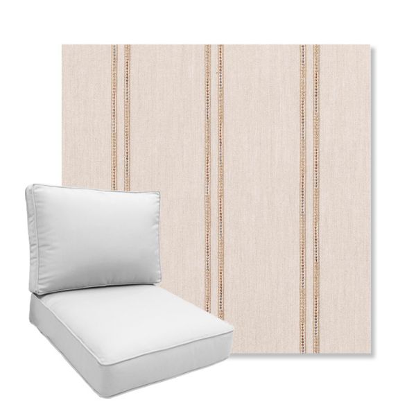 Picture of Wayward Wren | Boxed Deep Seating Patio Chair Cushion – Sunbrella© Fabric
