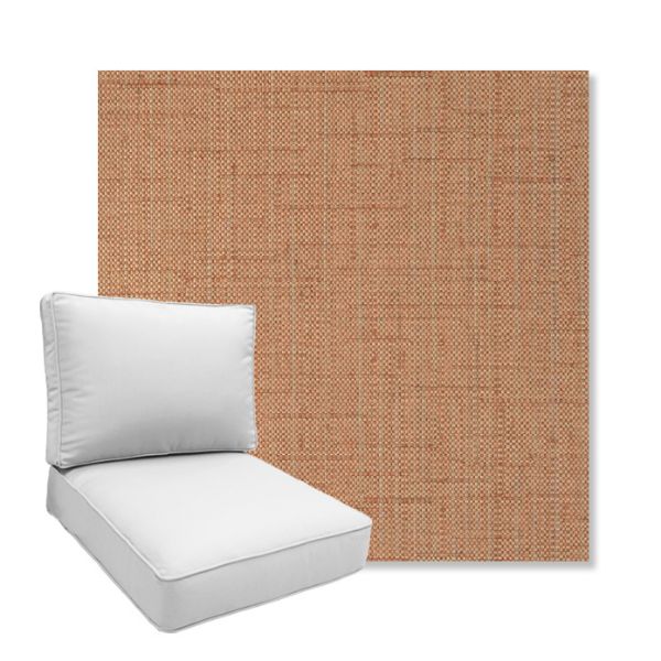 Picture of Willa Clay | Boxed Deep Seating Patio Chair Cushion – Sunbrella© Fabric