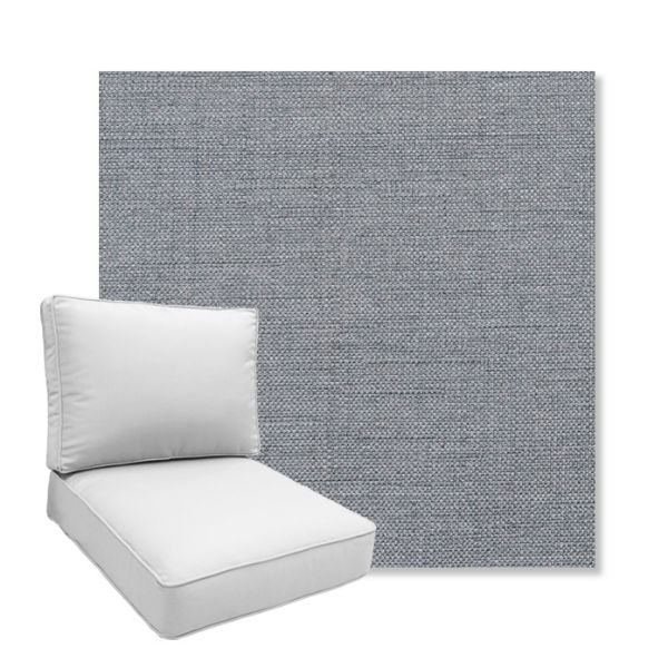 Picture of Willa Haze | Boxed Deep Seating Patio Chair Cushion – Sunbrella© Fabric