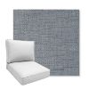 Picture of Willa Tidal | Boxed Deep Seating Patio Chair Cushion – Sunbrella© Fabric